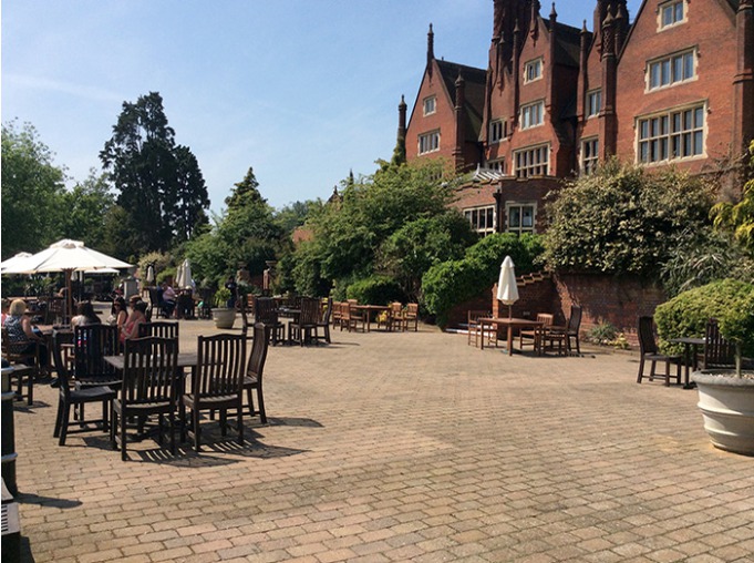 Dunston Hall Hotel Patio