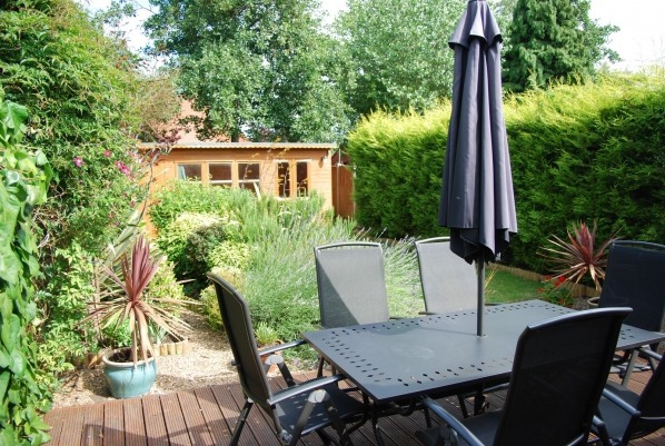 Patio at Kingsley Cottage