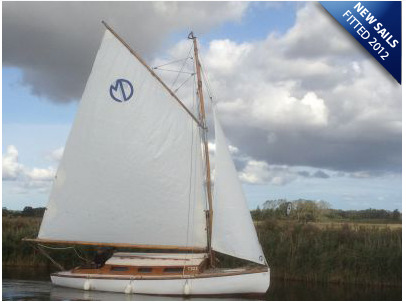 Traditional wooden yacht