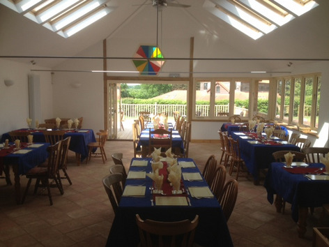 Spacious dining room at The White Lady