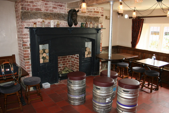 Traditional Fireplace at the White Horse