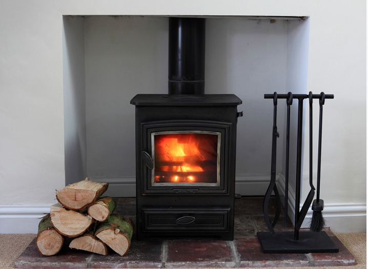 Fireplace in Willow Farm Cottage