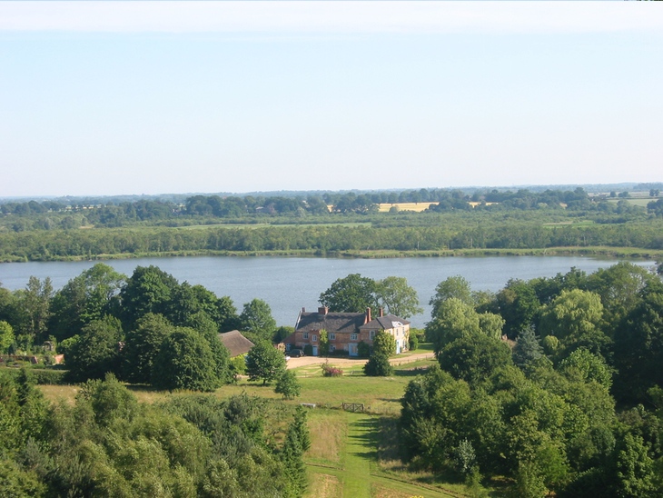 View from Ranworth church of the River Bure