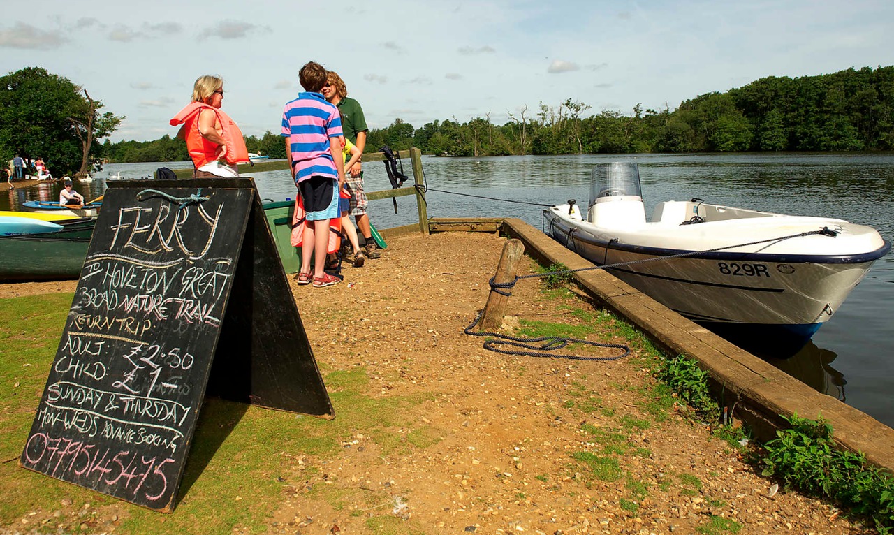 Ferry at Salhouse Broad