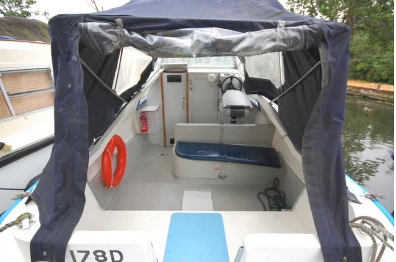 Day boat interior