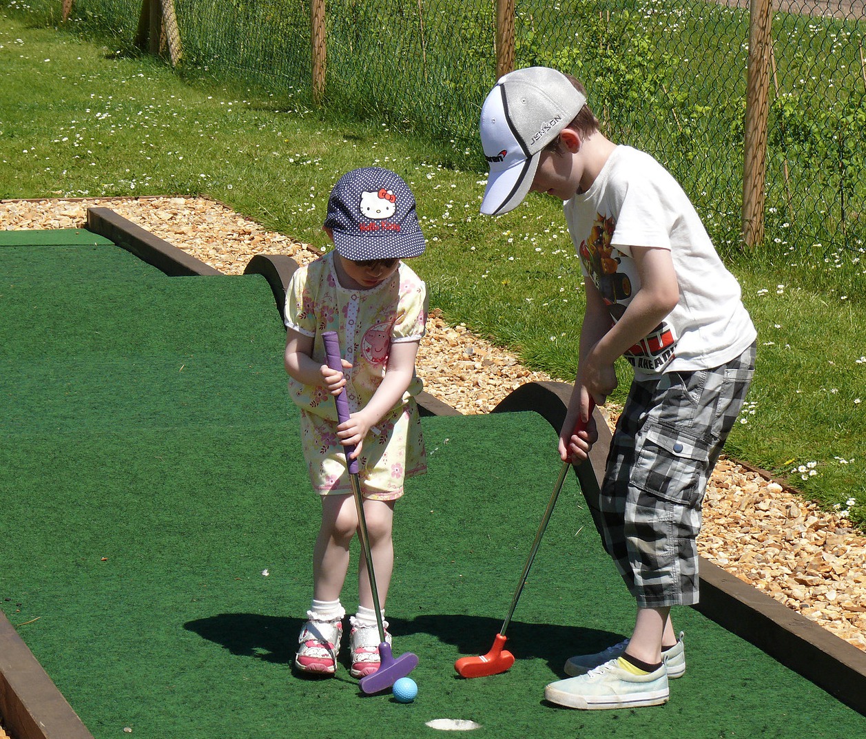 Crazy Golf at Eaton Park