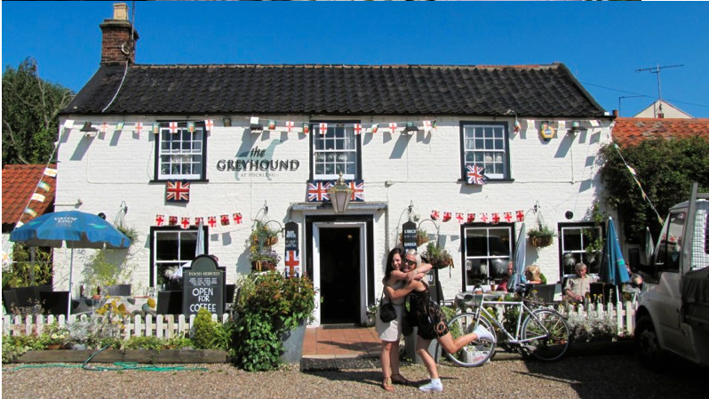 The Greyhound Inn in Hickling, Dressed Overall