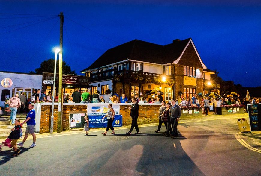 The Lacon Arms in Hemsby Nightview