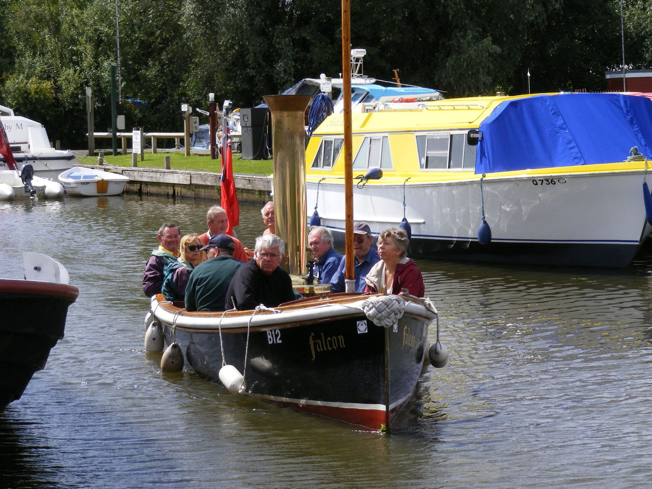 Steam Launch Falcon approaching