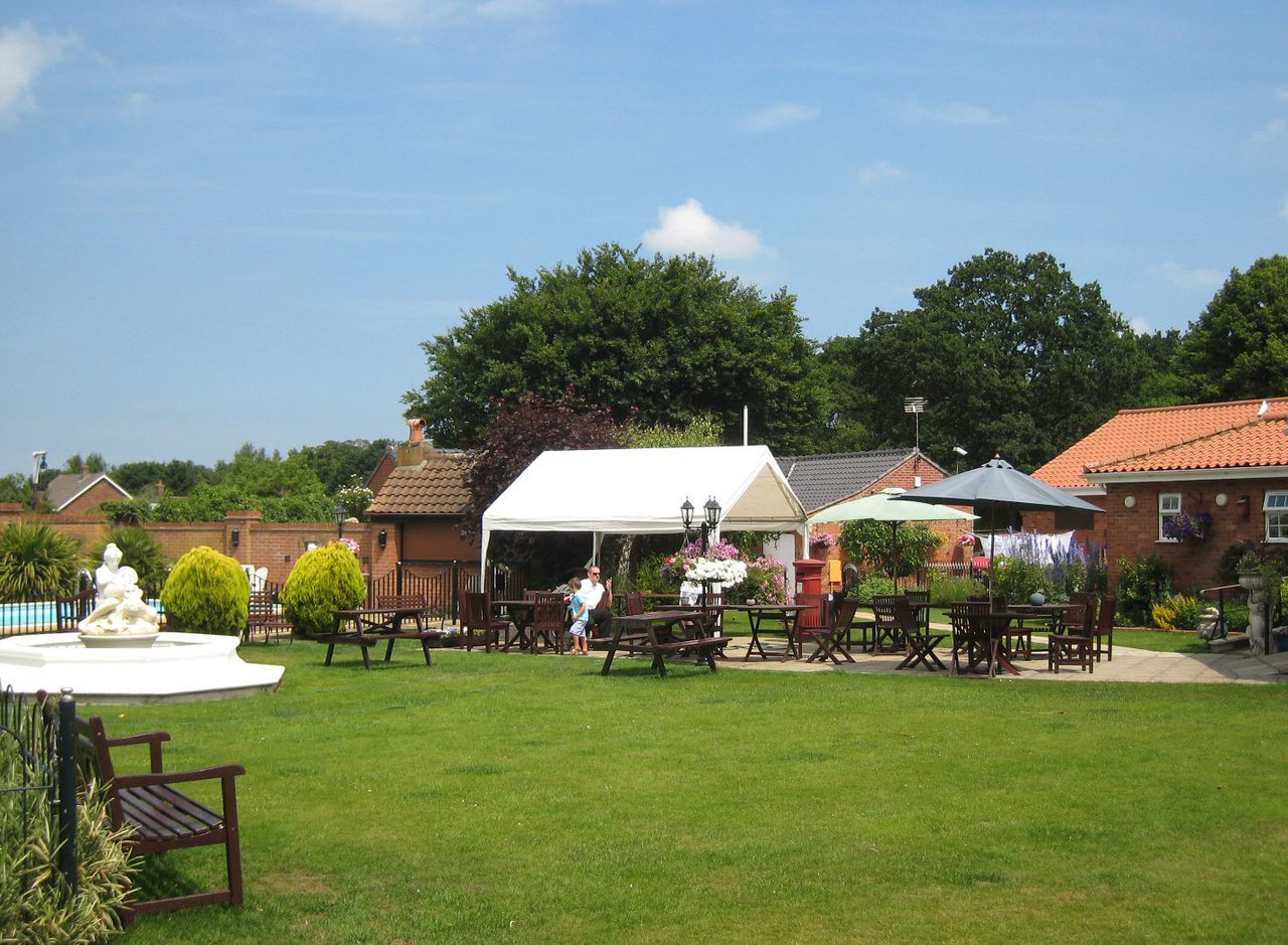 Patio and gardens