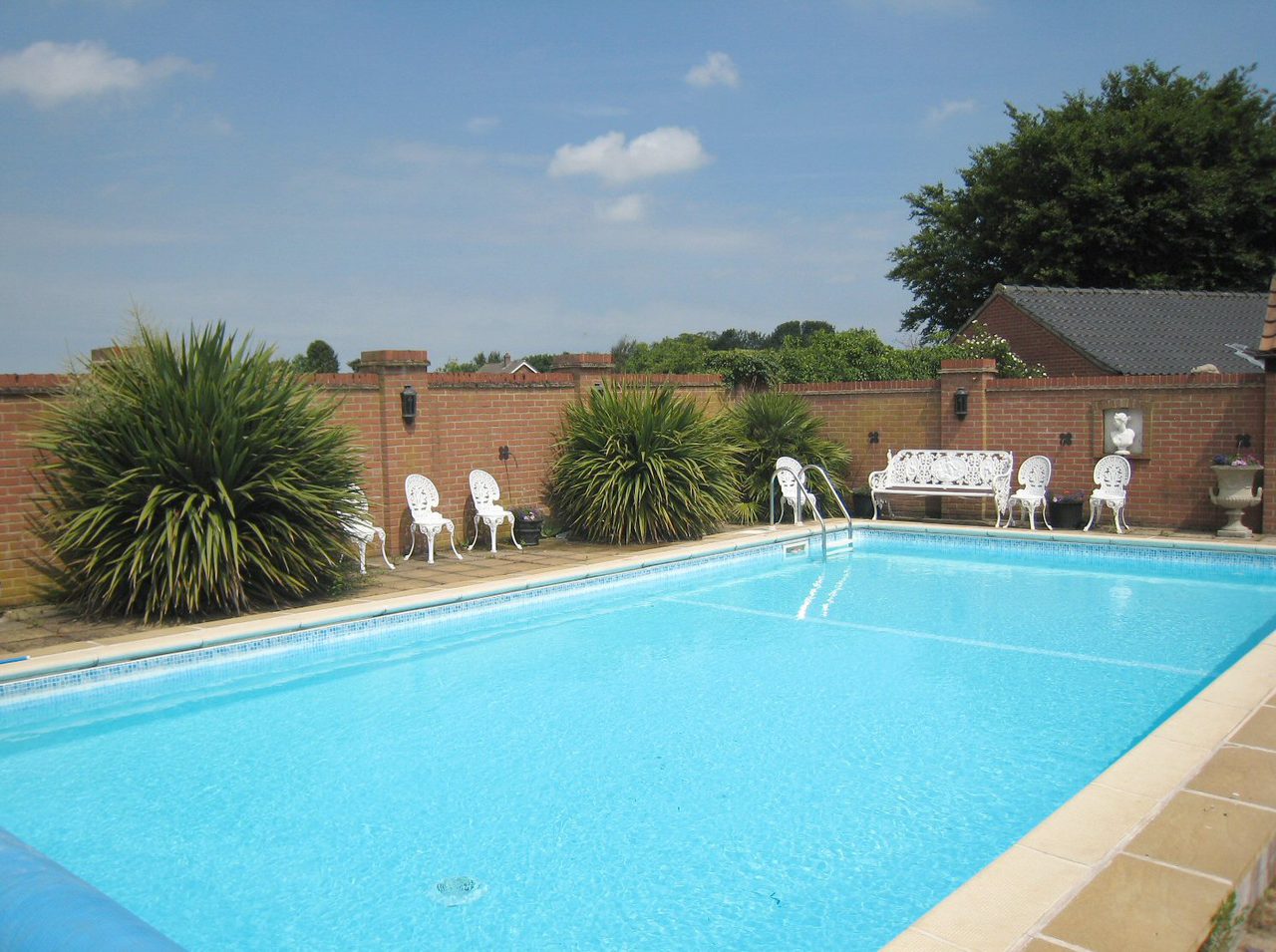 outdoor heated pool