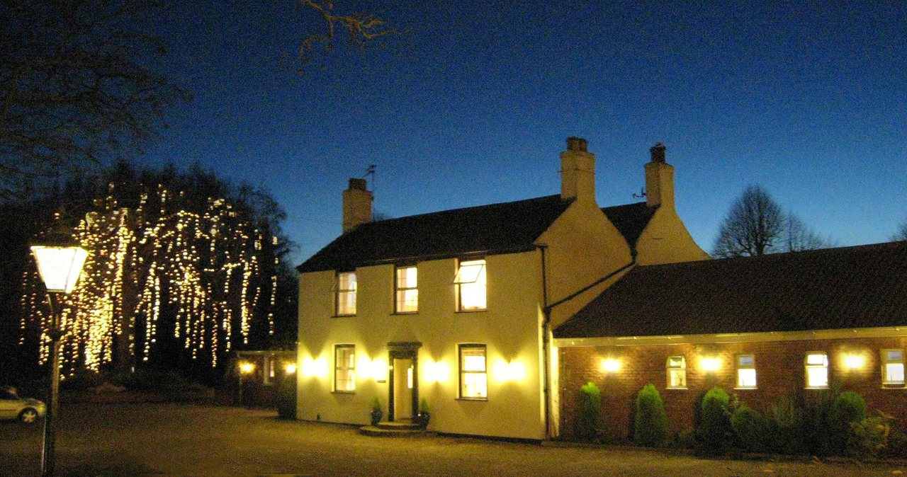 Old Rectory lights in December