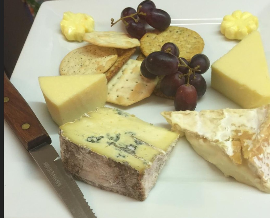 Cheese boards at The Rampant Horse