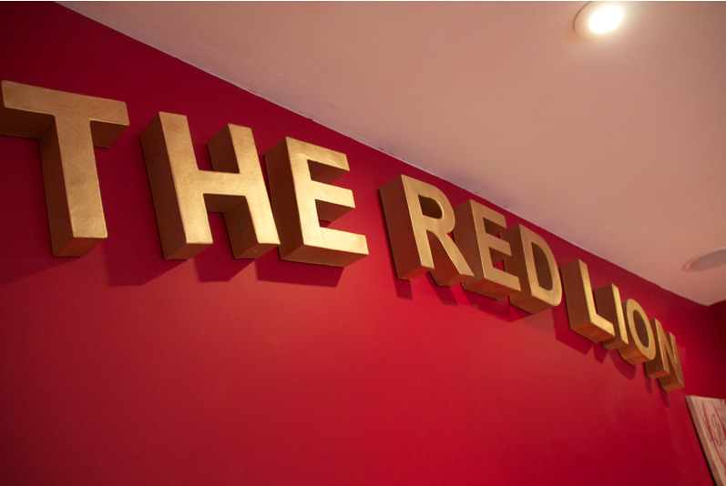 Interior shot of the Red Lion in Coltishall