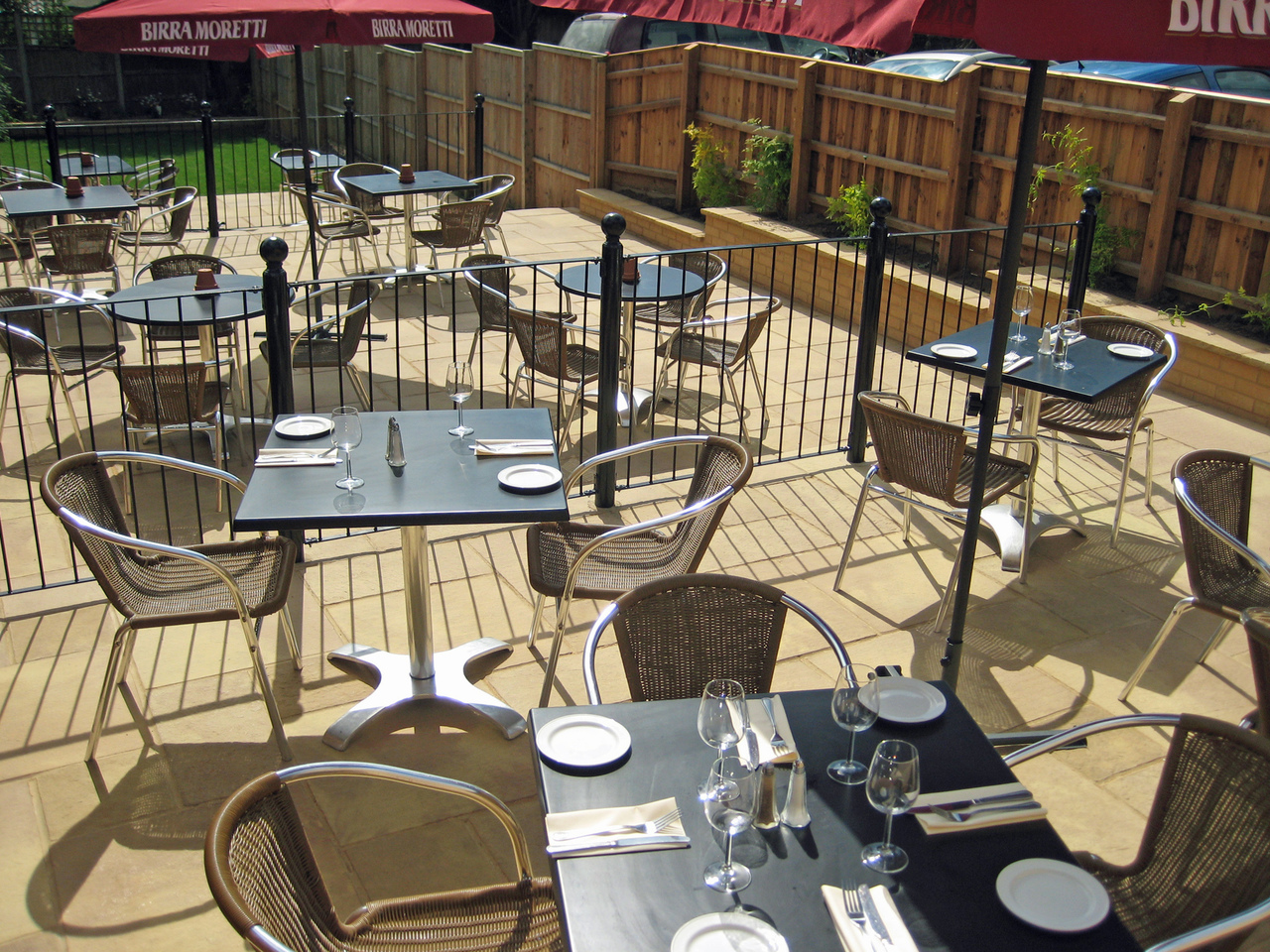 Patio terrace garden