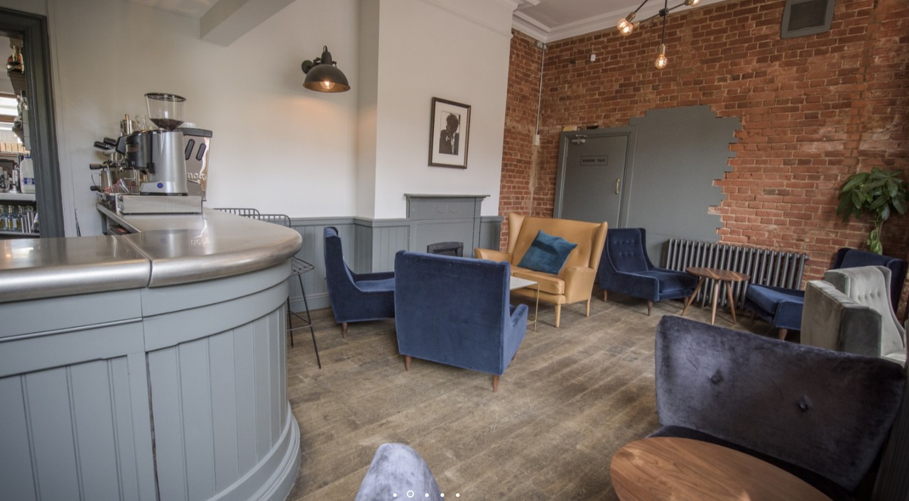 Comfortable seating within Warwick Street Social