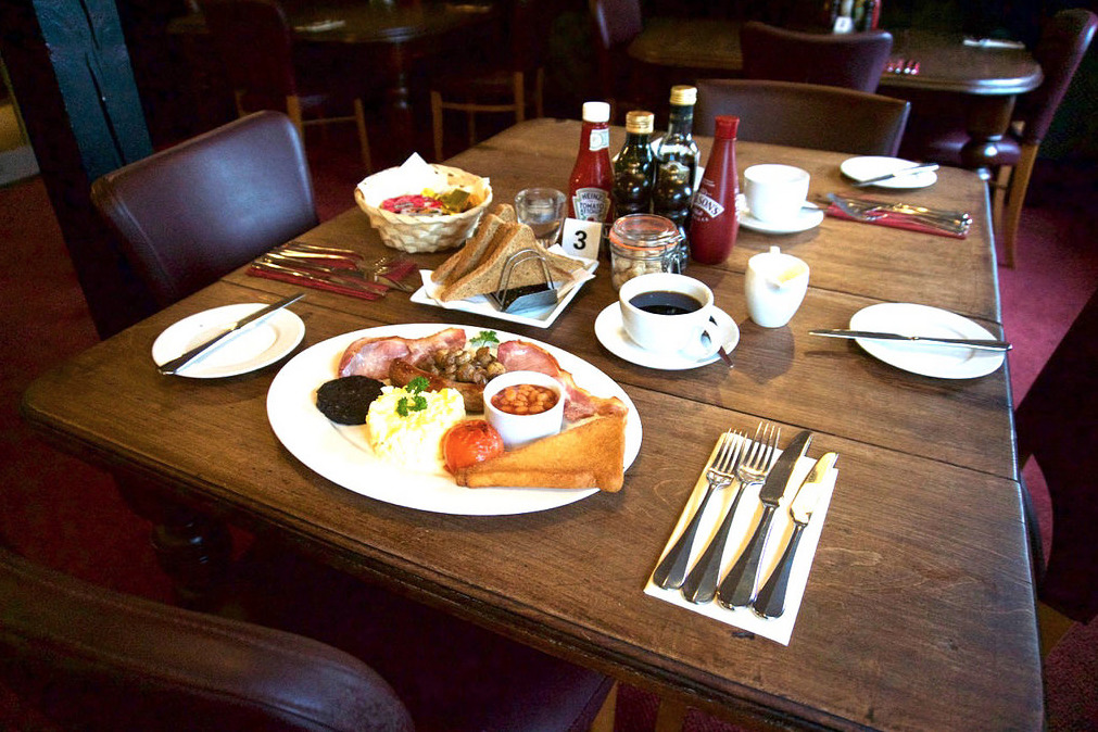 Sample of the Breakfasts at Wayford Bridge Inn