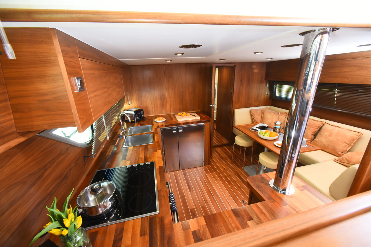 Saloon And Galley Area