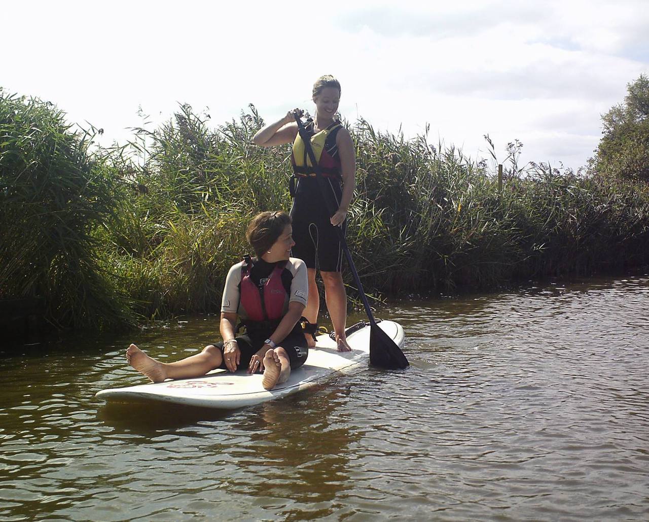 Paddleboarding at Martham Boats