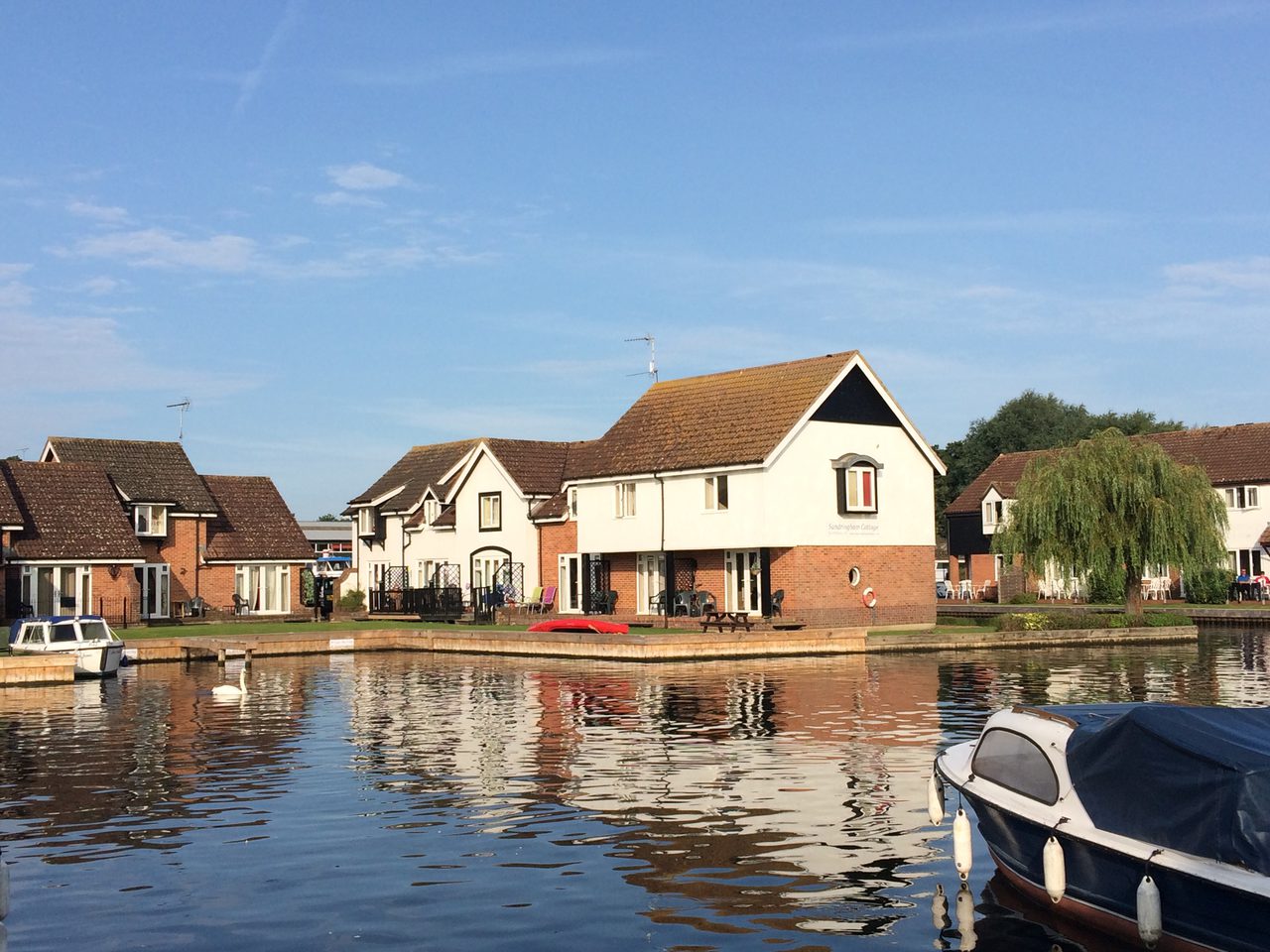 Cottage From River