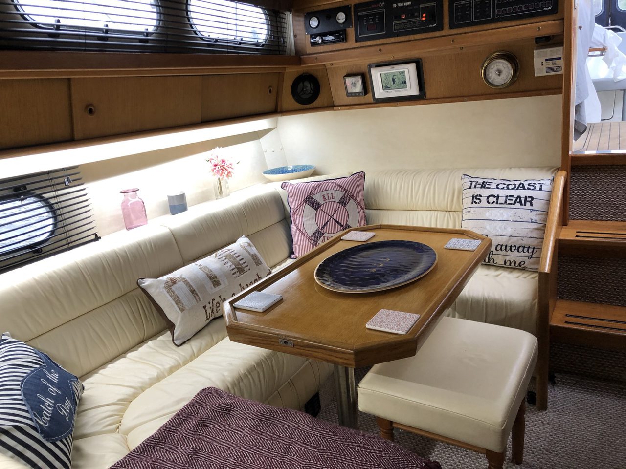 Comfortable Below Deck Seating